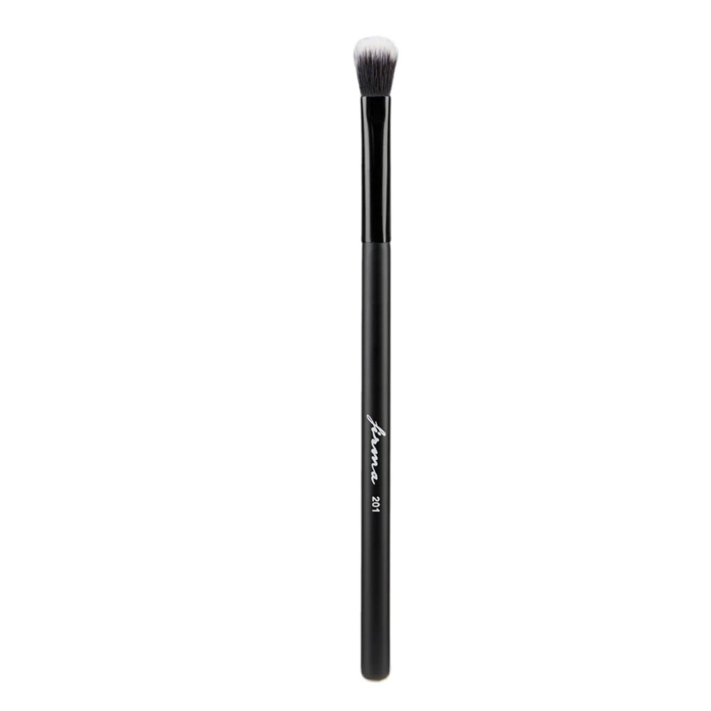 Firma Beauty 201 Tall Blender Eyeshadow Brush Black Synthetic‎ Bristles NEW